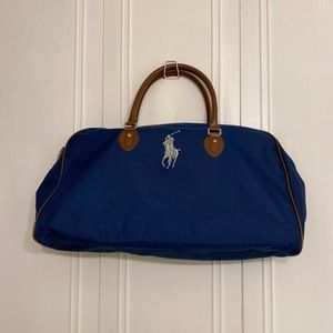 RL Ralph Lauren polo weekender bag blue